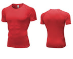Mens Sportswear Compression 85%polyester 15%spandex Tshirt 1053 print logo 65