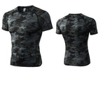 Mens Sportswear Compression 85%polyester 15%spandex Tshirt 1053 print logo 66