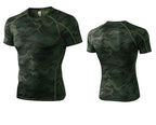 Mens Sportswear Compression 85%polyester 15%spandex Tshirt 1053 print logo 67