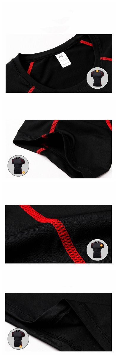 Mens Sportswear Compression 85%polyester 15%spandex Tshirt 1053 print logo 68