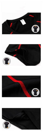 Mens Sportswear Compression 85%polyester 15%spandex Tshirt 1053 print logo 68