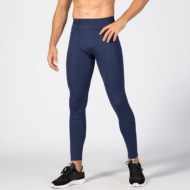 Mens Compression Workout 90%polyester 10%spandex Pants 1070 print logo 14