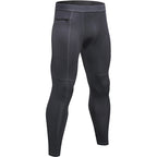 Mens Compression Workout 90%polyester 10%spandex Pants 1070 print logo 15