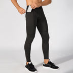 Mens Compression Workout 90%polyester 10%spandex Pants 1070 print logo 17
