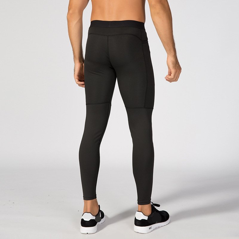 Mens Compression Workout 90%polyester 10%spandex Pants 1070 print logo 2