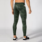 Mens Compression Workout 90%polyester 10%spandex Pants 1070 print logo 23
