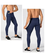 Mens Compression Workout 90%polyester 10%spandex Pants 1070 print logo 28