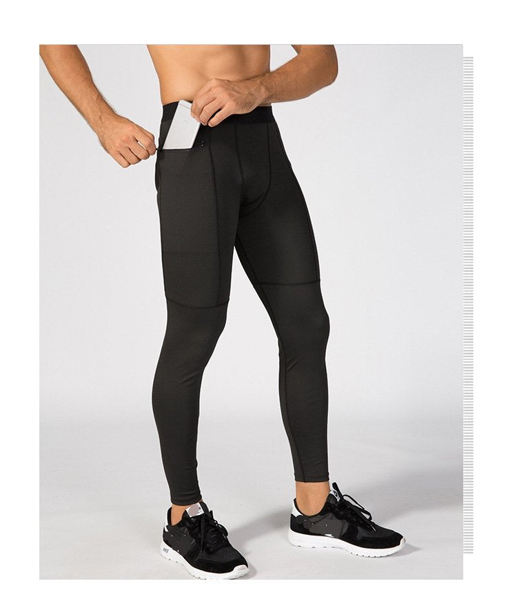 Mens Compression Workout 90%polyester 10%spandex Pants 1070 print logo 31