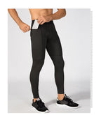 Mens Compression Workout 90%polyester 10%spandex Pants 1070 print logo 31