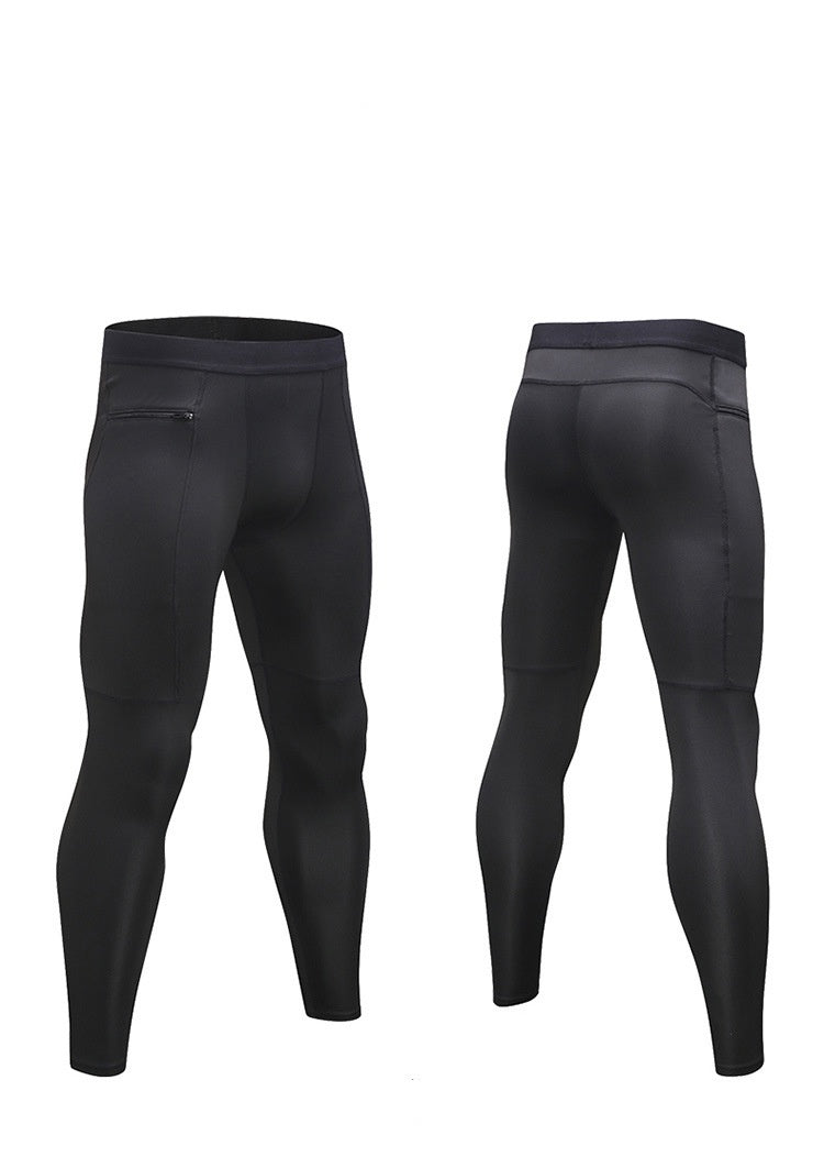 Mens Compression Workout 90%polyester 10%spandex Pants 1070 print logo 33
