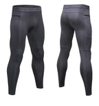 Mens Compression Workout 90%polyester 10%spandex Pants 1070 print logo 34