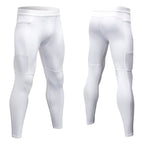 Mens Compression Workout 90%polyester 10%spandex Pants 1070 print logo 35