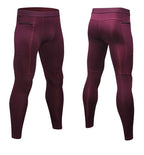 Mens Compression Workout 90%polyester 10%spandex Pants 1070 print logo 38