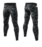 Mens Compression Workout 90%polyester 10%spandex Pants 1070 print logo 39