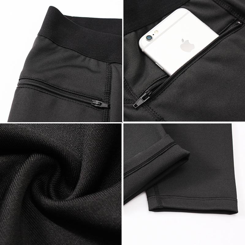 Mens Compression Workout 90%polyester 10%spandex Pants 1070 print logo 48