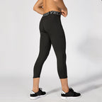 Mens Compression Fitness 85%polyester 15%spandex Pants 1081 print logo 10