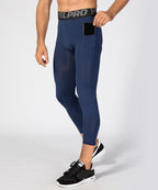 Mens Compression Fitness 85%polyester 15%spandex Pants 1081 print logo 20