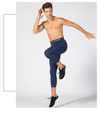 Mens Compression Fitness 85%polyester 15%spandex Pants 1081 print logo 26