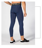 Mens Compression Fitness 85%polyester 15%spandex Pants 1081 print logo 29