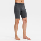 Mens Gym Training 85%polyester 15%spandex Compression Shorts print logo 15