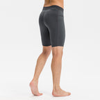 Mens Gym Training 85%polyester 15%spandex Compression Shorts print logo 16