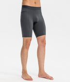 Mens Gym Training 85%polyester 15%spandex Compression Shorts print logo 32