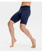Mens Gym Training 85%polyester 15%spandex Compression Shorts print logo 42