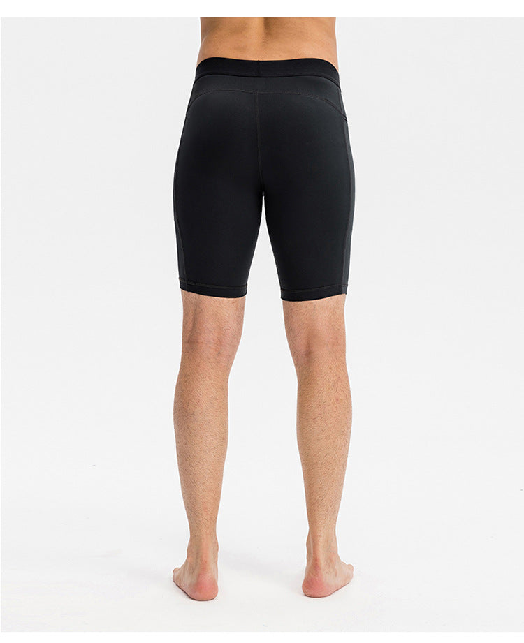 Mens Gym Training 85%polyester 15%spandex Compression Shorts print logo 44
