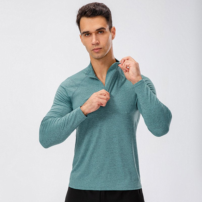 Mens Fitness Compression 95%polyester 5%spandex Long Sleeve Shirt 11516 print logo 10