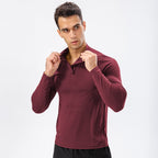 Mens Fitness Compression 95%polyester 5%spandex Long Sleeve Shirt 11516 print logo 11