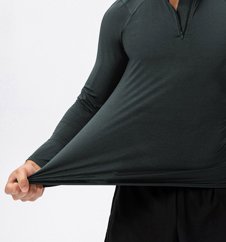 Mens Fitness Compression 95%polyester 5%spandex Long Sleeve Shirt 11516 print logo 18
