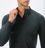 Mens Fitness Compression 95%polyester 5%spandex Long Sleeve Shirt 11516 print logo 19