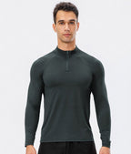 Mens Fitness Compression 95%polyester 5%spandex Long Sleeve Shirt 11516 print logo 25