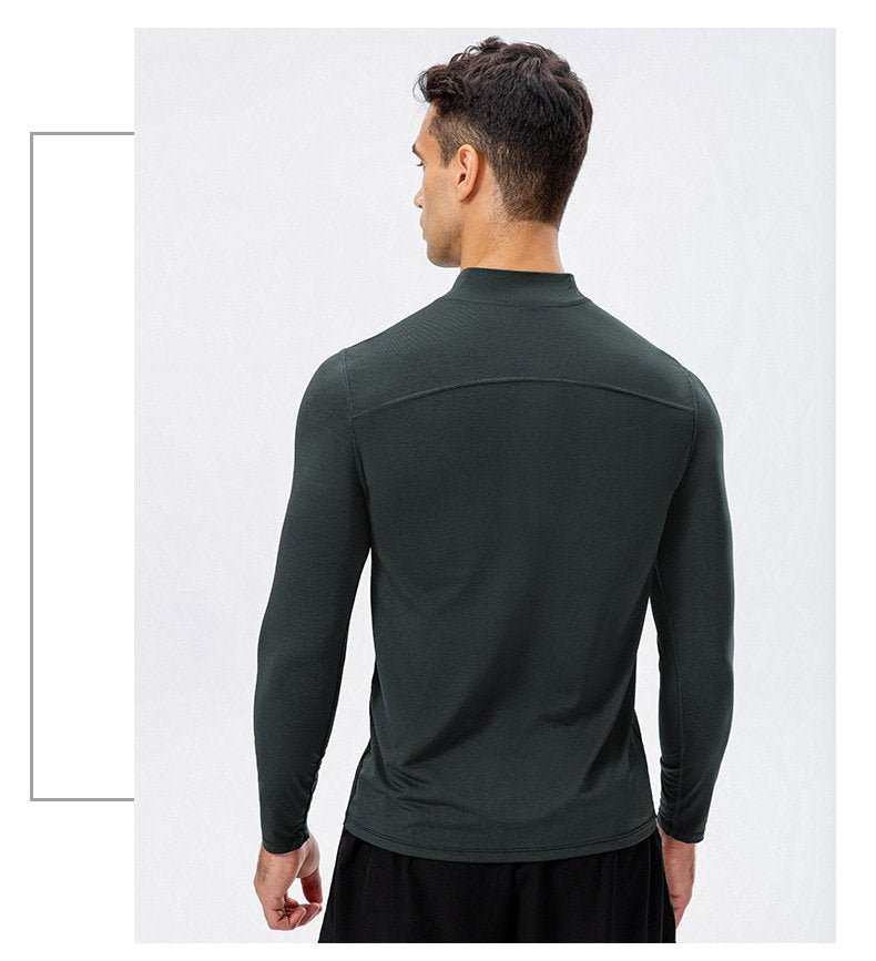 Mens Fitness Compression 95%polyester 5%spandex Long Sleeve Shirt 11516 print logo 26