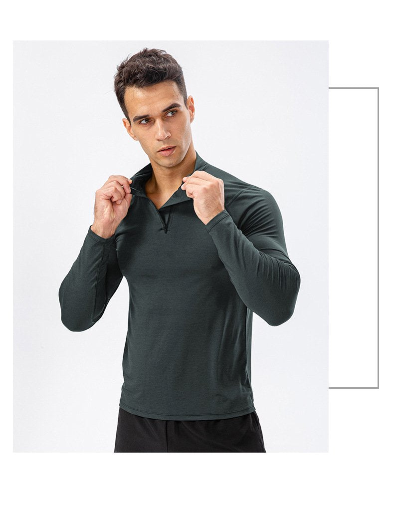 Mens Fitness Compression 95%polyester 5%spandex Long Sleeve Shirt 11516 print logo 29