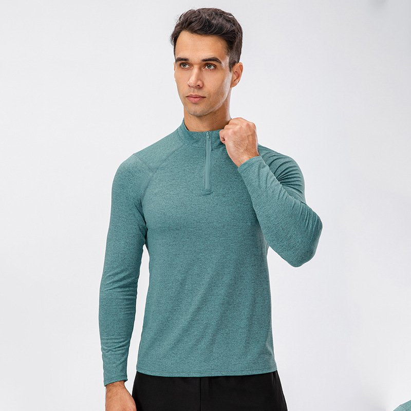Mens Fitness Compression 95%polyester 5%spandex Long Sleeve Shirt 11516 print logo 3