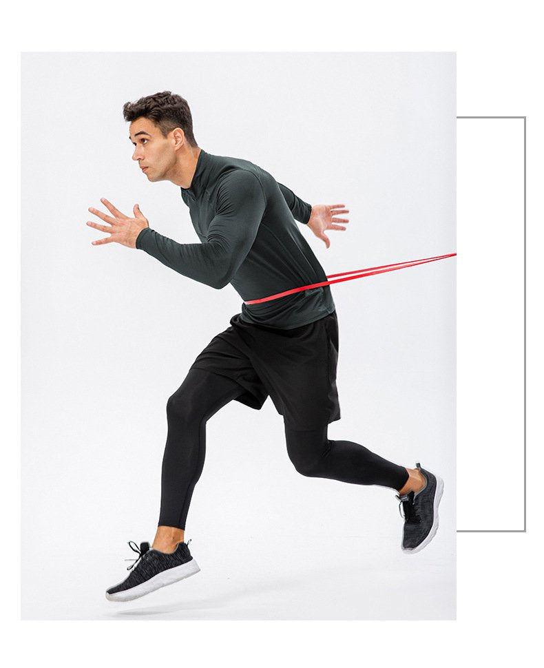 Mens Fitness Compression 95%polyester 5%spandex Long Sleeve Shirt 11516 print logo 31