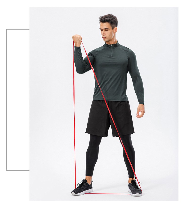 Mens Fitness Compression 95%polyester 5%spandex Long Sleeve Shirt 11516 print logo 32