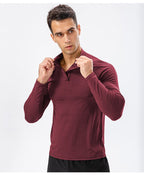 Mens Fitness Compression 95%polyester 5%spandex Long Sleeve Shirt 11516 print logo 40