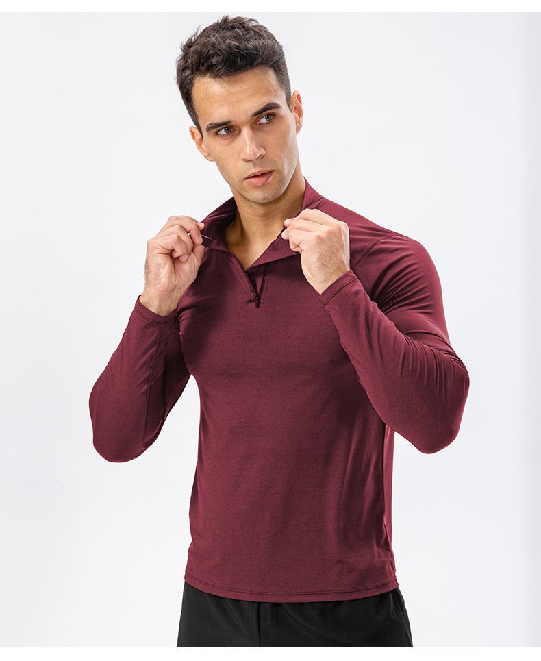 Mens Fitness Compression 95%polyester 5%spandex Long Sleeve Shirt 11516 print logo 40