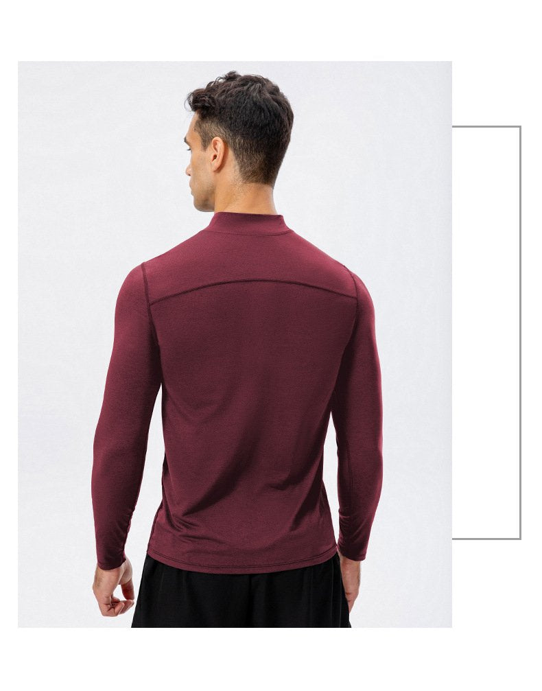 Mens Fitness Compression 95%polyester 5%spandex Long Sleeve Shirt 11516 print logo 41