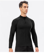 Mens Fitness Compression 95%polyester 5%spandex Long Sleeve Shirt 11516 print logo 42
