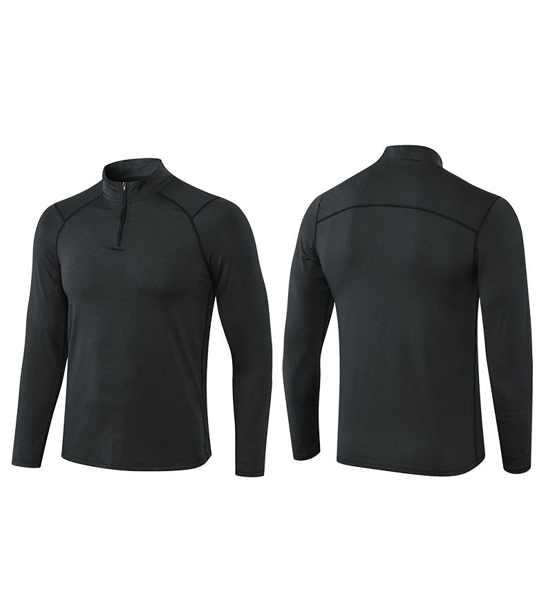 Mens Fitness Compression 95%polyester 5%spandex Long Sleeve Shirt 11516 print logo 49