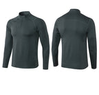 Mens Fitness Compression 95%polyester 5%spandex Long Sleeve Shirt 11516 print logo 50
