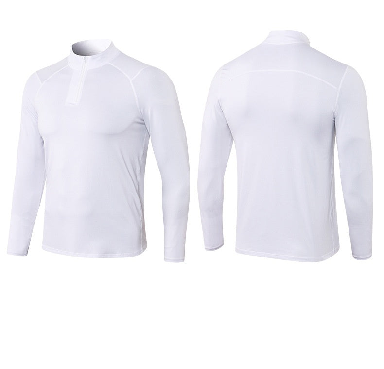 Mens Fitness Compression 95%polyester 5%spandex Long Sleeve Shirt 11516 print logo 51