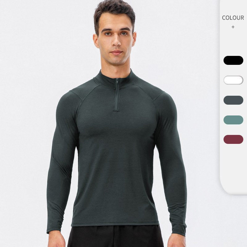Mens Fitness Compression 95%polyester 5%spandex Long Sleeve Shirt 11516 print logo 9