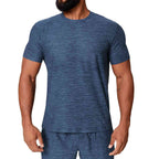 Mens Sports Fitness 89%polyester 11%spandex Tracksuit 1173 - tshirt print logo 22