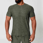 Mens Sports Fitness 89%polyester 11%spandex Tracksuit 1173 - tshirt print logo 23