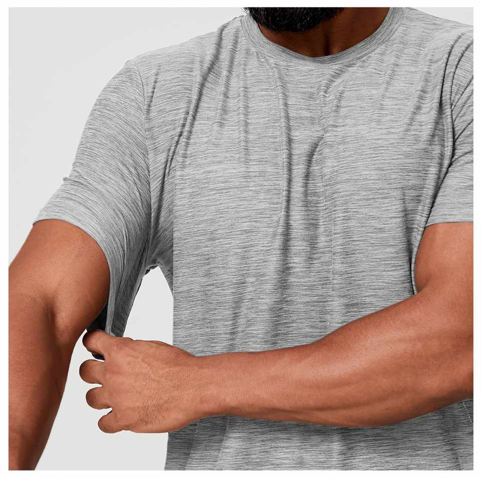 Mens Sports Fitness 89%polyester 11%spandex Tracksuit 1173 - tshirt print logo 38