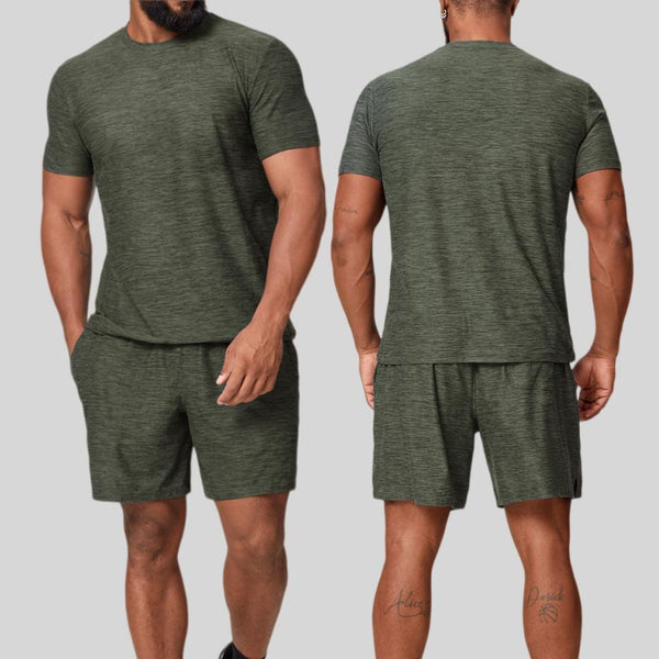 Mens Sports Fitness 89%polyester 11%spandex Tracksuit 1173 print logo 1